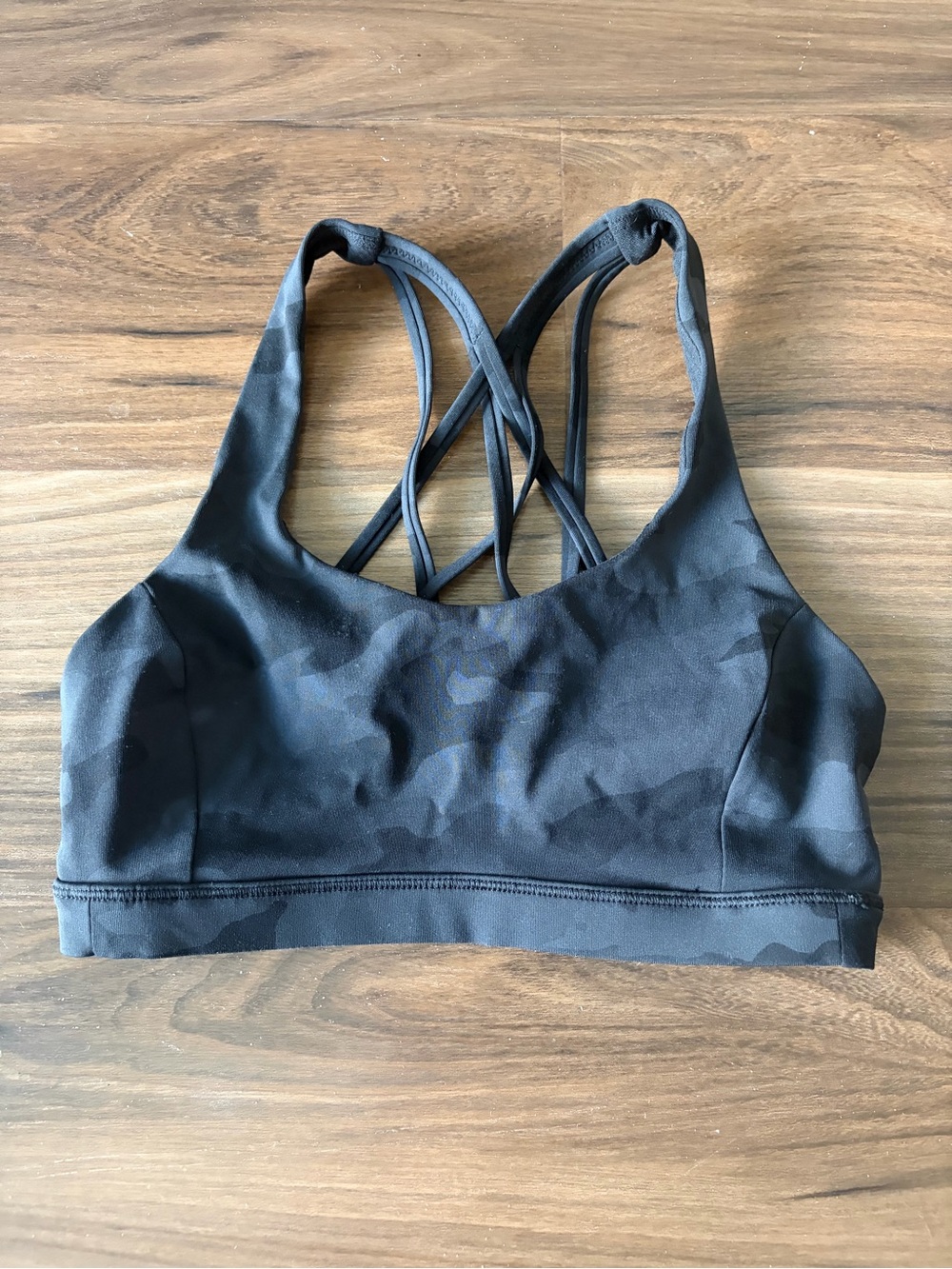Lululemon Camo Print Sports Bra